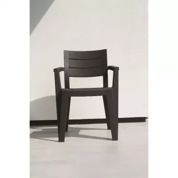 KETER chaise de jardin Julie grise