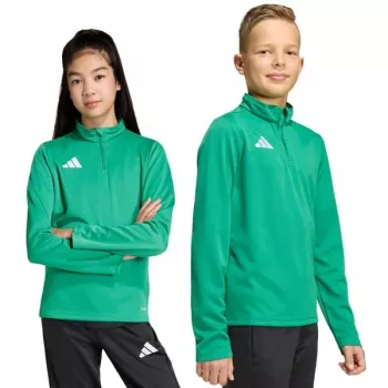 Sweat enfant adidas Entrada 26 Training Top vert JZ6632 116 cm