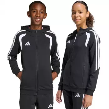 Sweat à capuche zippé enfant adidas Tiro 26 League Sweat Full Zip noir KF3324 164 cm