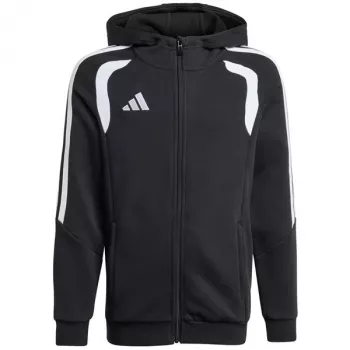 Sweat à capuche zippé enfant adidas Tiro 26 League Sweat Full Zip noir KF3324 164 cm