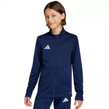 Sweat à capuche enfant adidas Entrada 26 marine JZ6611 140 cm