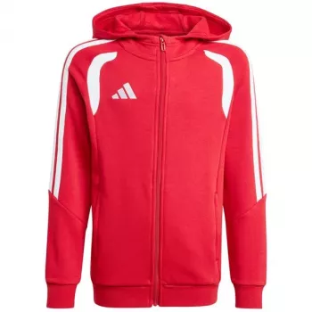Sweat à capuche zippé enfant adidas Tiro 26 League Sweat Full Zip Hoodie rouge KF9101 164 cm