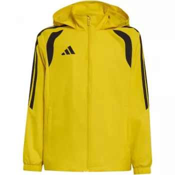 Veste coupe-vent enfant adidas Tiro 26 League Windbreaker jaune KT2425 140cm
