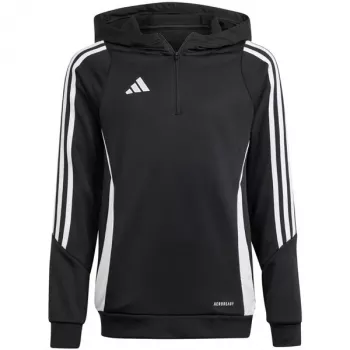Sweat à capuche enfant adidas Tiro 24 Training Hoodie noir IJ9960 164cm