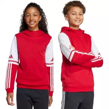 Sweat à capuche enfant adidas Squadra 25 Sweat Hoody rouge JD4805 128cm