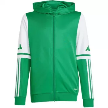 Sweat à capuche enfant adidas Squadra 25 Hoody vert et blanc JP3163 128cm