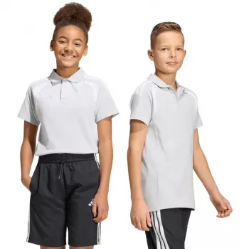 Polo enfant adidas Tiro 26 League Polo gris KF3405 140cm