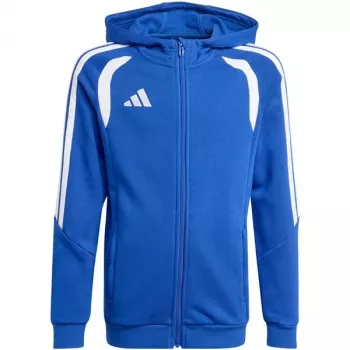 Sweat à capuche enfant adidas Tiro 26 League Sweat Full Zip Hoodie bleu KF9102 152cm