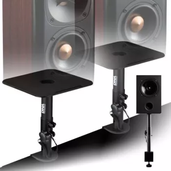 DNA TM2 supports de bureau pour moniteurs de studio noir