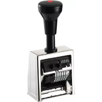 REINER SCT B6 numéroteuse automatique, 6 chiffres, 5,5 mm, métal chromé brillant