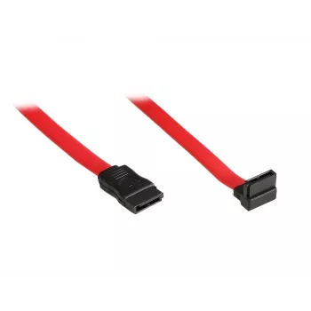 Câble de données SATA III EXSYS avec connecteur coudé, 0,5 m, rouge EX-K3605