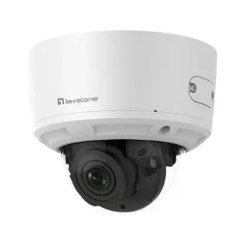 LevelOne FCS-3098 Gemini Zoom caméra IP dôme 8MP H.265 PoE IR intérieur/extérieur