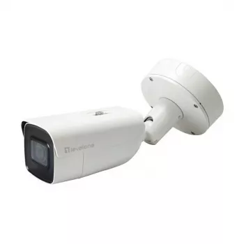 LevelOne FCS-5095 caméra IP bullet extérieure 8MP avec IR, PoE, IK10