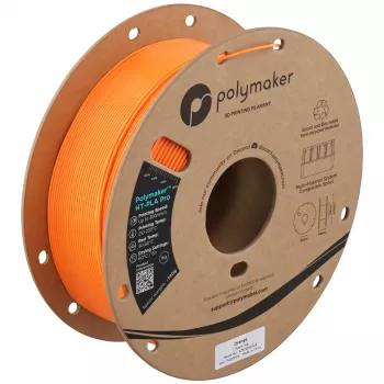 Polymaker HT-PLA-PRO 3D Printer Filament, Orange, 1kg PA20006