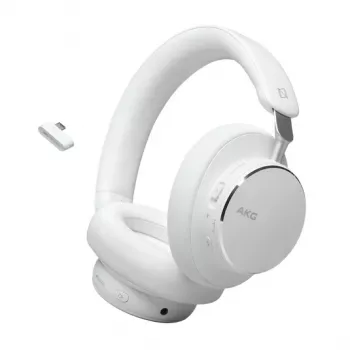 Casque sans fil circum-aural AKG N9 Hybrid avec ANC adaptatif, Bluetooth 5.3 - blanc