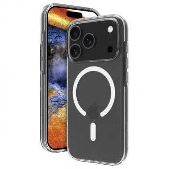 Coque arrière dbramante1928 Greenland Pro pour Apple iPhone 17 Pro - compatible MagSafe - plastique recyclé - Stardust