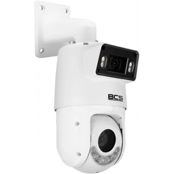 Caméra IP PTZ BCS LINE 4MP avec zoom optique 5x, IR 50 m, PoE, IP66, AI SMD Plus