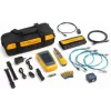 Kit testeur de câbles et réseaux Ethernet industriel Fluke Networks LinkIQ Duo avec adaptateurs M12, PoE, jusqu'à 10 Gb/s, Li-Ion, CAT 3-8 6029135