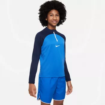 Sweat d'entraînement Nike DF Academy Pro Drill enfant, bleu/marine, DH9280 463, M