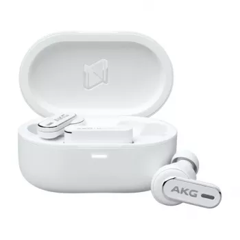 Écouteurs intra-auriculaires sans fil à réduction de bruit AKG N5 Hybrid blanc Bluetooth 5.3