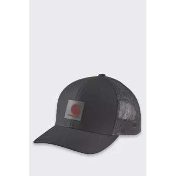 Casquette Carhartt Twill Mesh-Back Logo Patch - noire