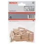 Chevilles en bois Bosch 6 mm x 30 mm, 50 pièces 2607000444