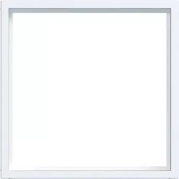 Bague intermédiaire HAGER WAF7073WM pour plaques centrales 50x50 mm, blanc polaire
