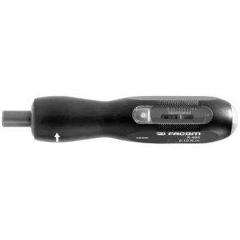 Tournevis dynamométrique Facom A.404 2-10 Nm 1/4 pouce six pans femelle