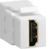 Module Keystone Hager universalVZ20HS, HDMI femelle vers HDMI femelle, 180°, blanc