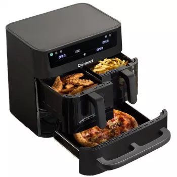 Four friteuse à air 3 en 1 Cuisinart 13,6 L, 1800 W, acier inoxydable brossé