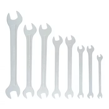 Jeu de clés à fourche double extra-plates Facom 31.JE8T, métrique, 8 pièces, 6-24 mm