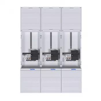 Champ de comptage complet HAGER ZL33W4N, triphasé, 3 points, 1050 mm, 3 champs