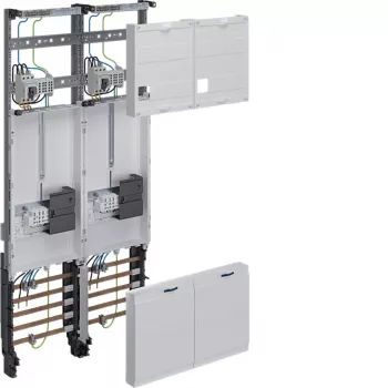 Champ de comptage complet HAGER 2 emplacements de compteur Universal Z H1050 mm 2 champs design Hessen ZK34C3N