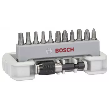 Ensemble de forets et embouts de vissage Bosch 2607017578 34 pièces avec forets métal HSS-TiN, maçonnerie et bois dans étui X-Line