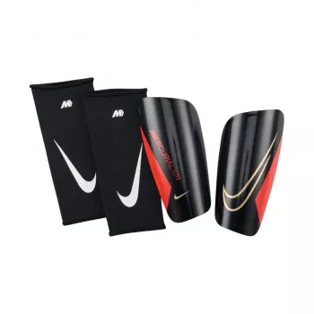 Nike Mercurial Lite protège-tibias de football noir/rouge XL