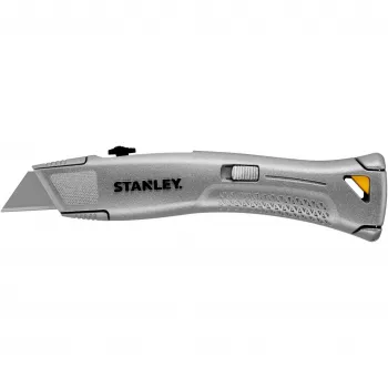 Stanley FMHT10505-0 FatMax couteau universel rétractable renforcé argent/noir avec rangement de lames et 3 lames