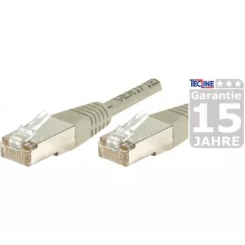 Dexlan 842105 Câble réseau Cat6 F/UTP (FTP) gris 10m