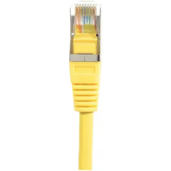 EXERTIS CONNECT Câble patch CAT.6 F/UTP, jaune, 0,5 m, slim anti-accroche 842051