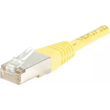 EXERTIS CONNECT Câble patch Cat6 F/UTP, jaune, 2,0 m, slim avec protection de courbure 842201