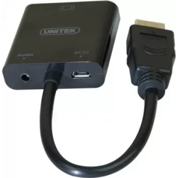 Exertis Connect 051248 câble adaptateur VGA vers HDMI 0,15 m noir