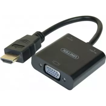 Exertis Connect 051248 câble adaptateur VGA vers HDMI 0,15 m noir