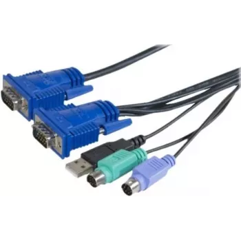 EXERTIS CONNECT câble combo KVM USB, PS/2, 1,8 m (66302)