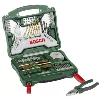 Bosch ensemble de 7 forets MultiConstruction avec revêtement nitrure de titane, queue hexagonale, 3-8 mm 2607017197