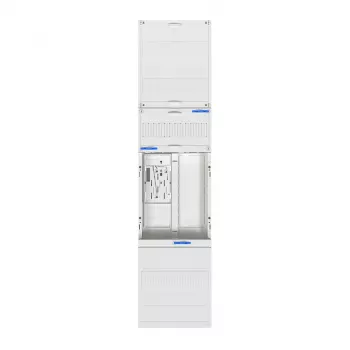 HAGER ZH3EN27 panneau de compteur complet, 1 emplacement de compteur, BKE-I, Universal Z, 1 champ, hauteur 1050 mm