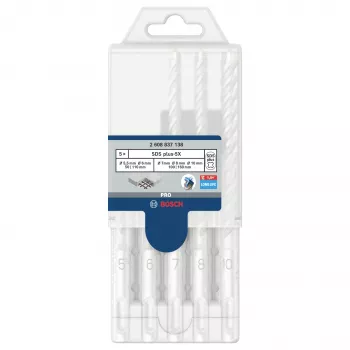 Bosch SDS plus-3 ensemble de forets à percussion 5 pièces (5-10 mm) 2608837138