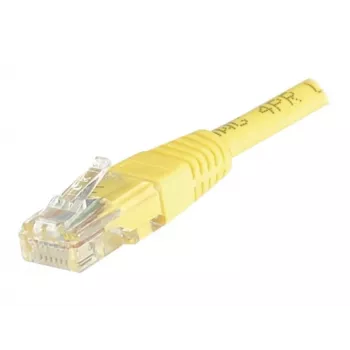 Câble de raccordement en cuivre Cat6 U/UTP EXERTIS CONNECT, 0,5 m, jaune, RJ45 anti-accroche EXC245700