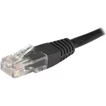 Câble de raccordement Cat6 U/UTP EXERTIS CONNECT, 1 m, noir, RJ45, protection du loquet 246772