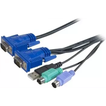 Câble combo KVM EXERTIS CONNECT USB, PS/2, 5,0 m (066305)