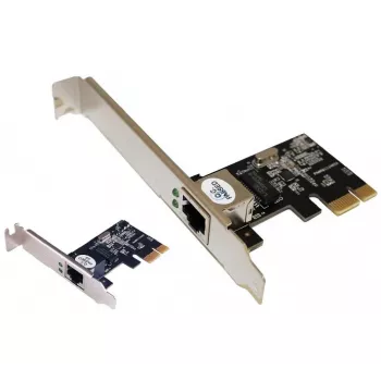 Carte réseau 1 Gigabit PCI Express EXERTIS CONNECT, standard et low profile 300555