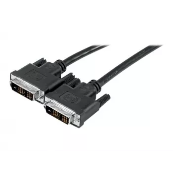 Câble moniteur DVI-D Single Link EXERTIS CONNECT, mâle-mâle, 18+1 broches, 1,0 m, noir 127471